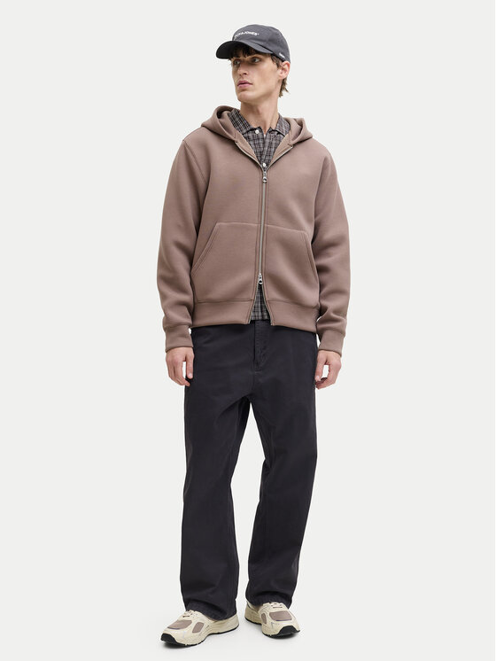Jack & Jones Jack & Jones Spodnie materiałowe Alex 12288528 Czarny Baggy Fit
