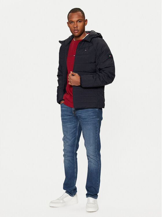 Tommy Hilfiger Tommy Hilfiger Geacă de iarnă MW0MW37641 Bleumarin Regular Fit