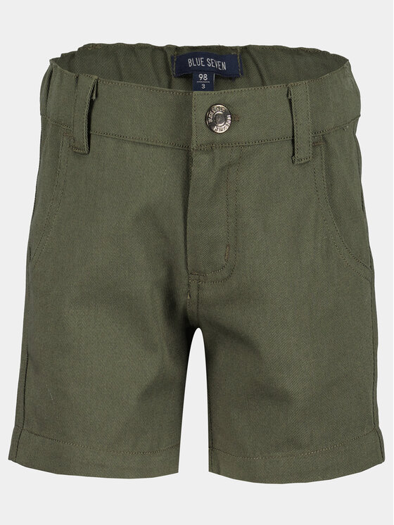 Blue Seven Blue Seven Šortky z materiálu 837060 X Zelená Regular Fit