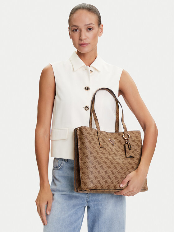 Guess Guess Ročna torba Meridian II HWSG69 74230 Rjava