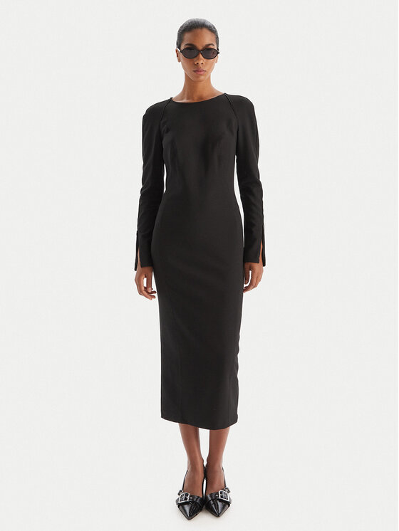 PINKO PINKO Коктейльна сукня 105670 A2QV Z99 Чорний Regular Fit