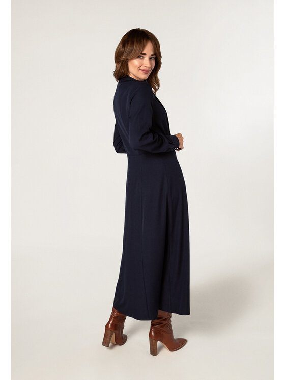 QUIOSQUE QUIOSQUE Každodenné šaty EMIRA DRESS Tmavomodrá Regular Fit