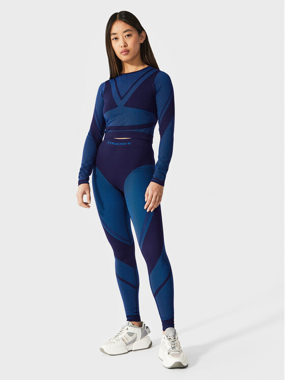 Leggings THERMO TG22-LEGD500 Blu scuro Slim Fit