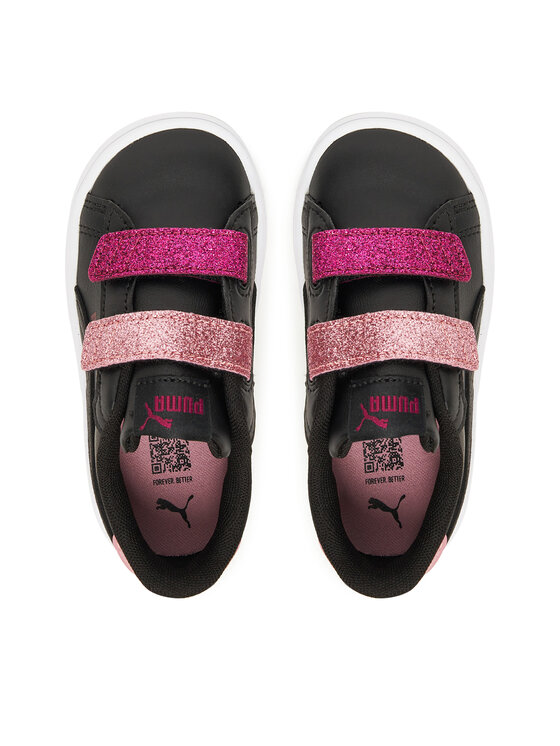 Puma Puma Sneakersy Smash 3.0 L Glitter Velcro V Inf 395610 07 Czarny