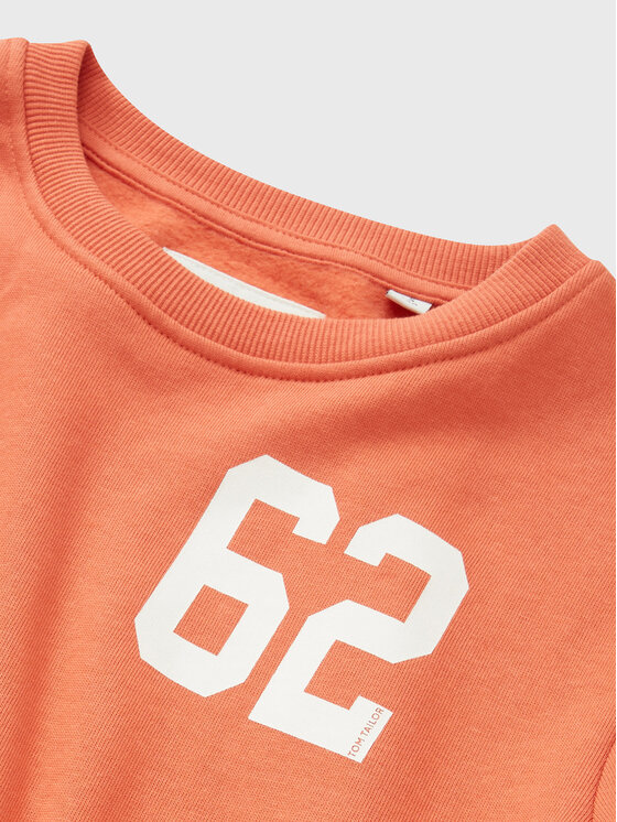 Tom Tailor Tom Tailor Sweatshirt 1033158 Orange Regular Fit