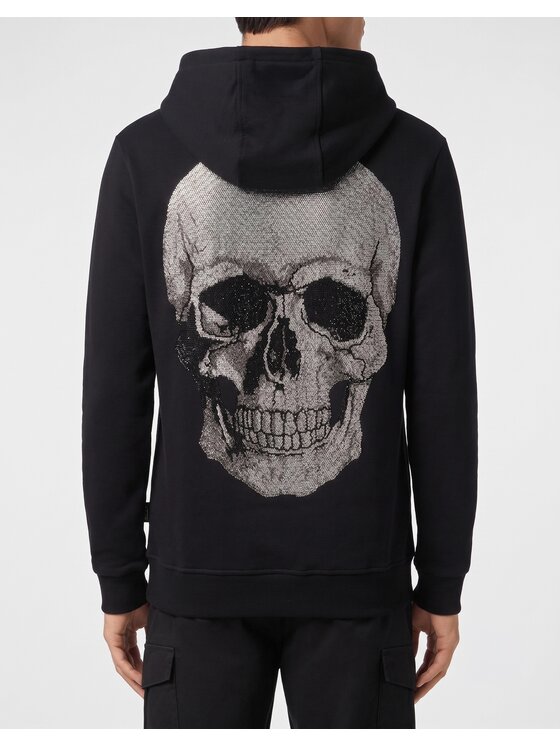 PHILIPP PLEIN PHILIPP PLEIN Felpa 31707 Nero Athletic Fit
