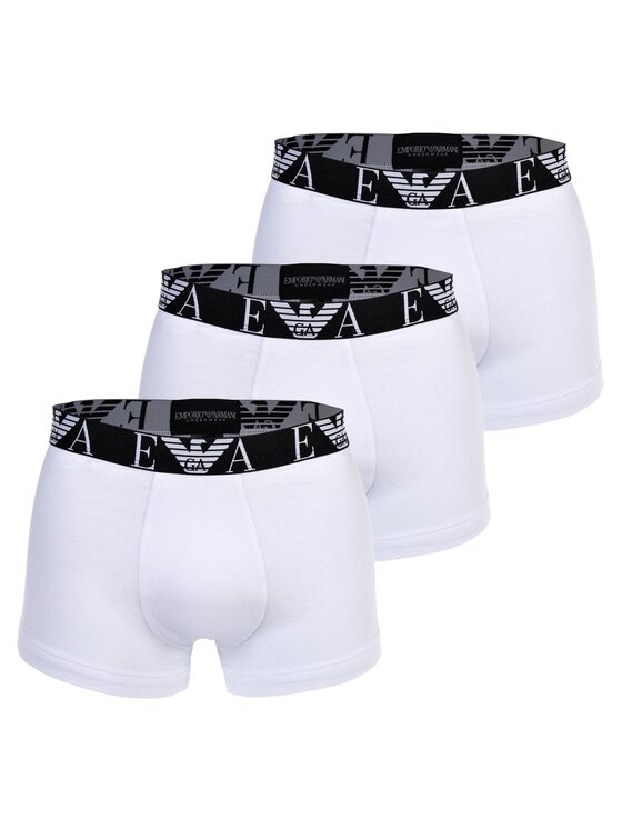 Emporio Armani Underwear Komplet 3 par bokserek EM000259 AF14131 M0066 Biały