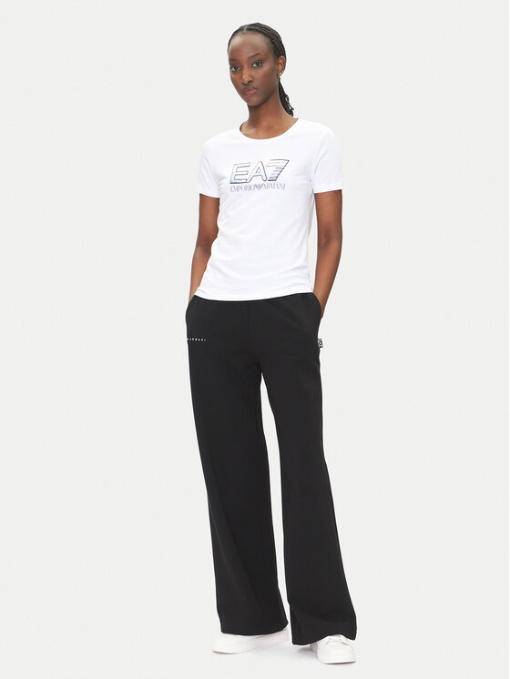 EA7 Emporio Armani EA7 Emporio Armani T-Shirt 7W000183 AF10373 U0002 Biały Regular Fit