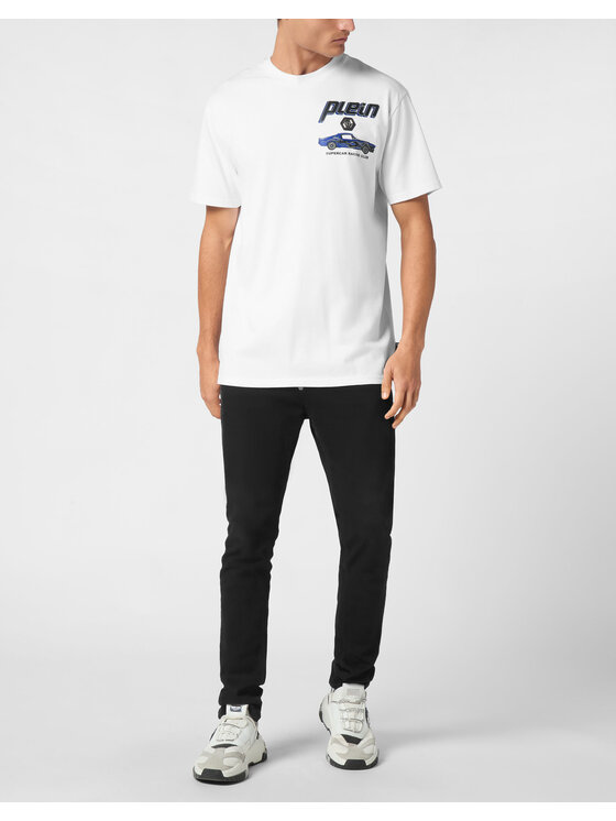 PHILIPP PLEIN PHILIPP PLEIN T-Shirt 22595 Bílá Regular Fit
