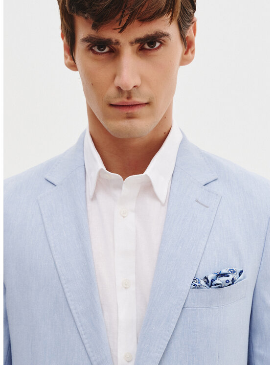 Pako Lorente Pako Lorente Marynarka P25SF-3X-017 Niebieski Slim Fit