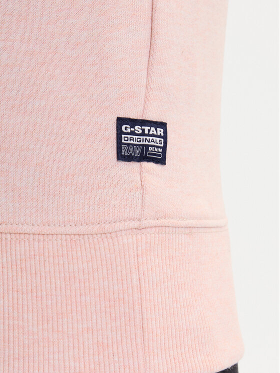 G-Star Raw G-Star Raw Світшот Boyfriend Diamond Line Graphic Hooded D16236-A613-B243 Рожевий Loose Fit