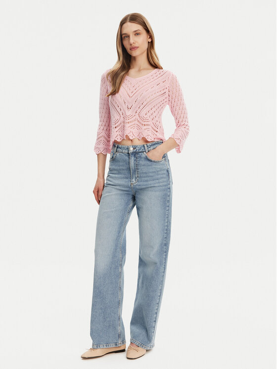 JDY JDY Svetr New Sun 15212788 Růžová Regular Fit