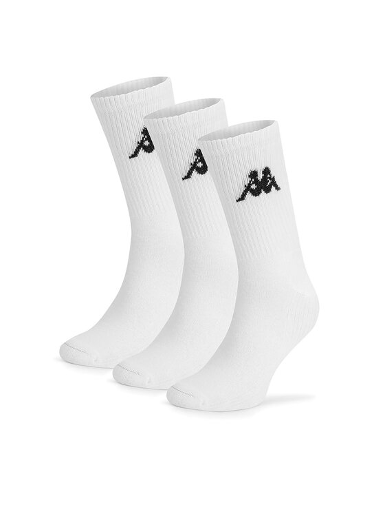 Kappa Kappa Șosete lungi Z4448_AW24 (3-PACK) Alb