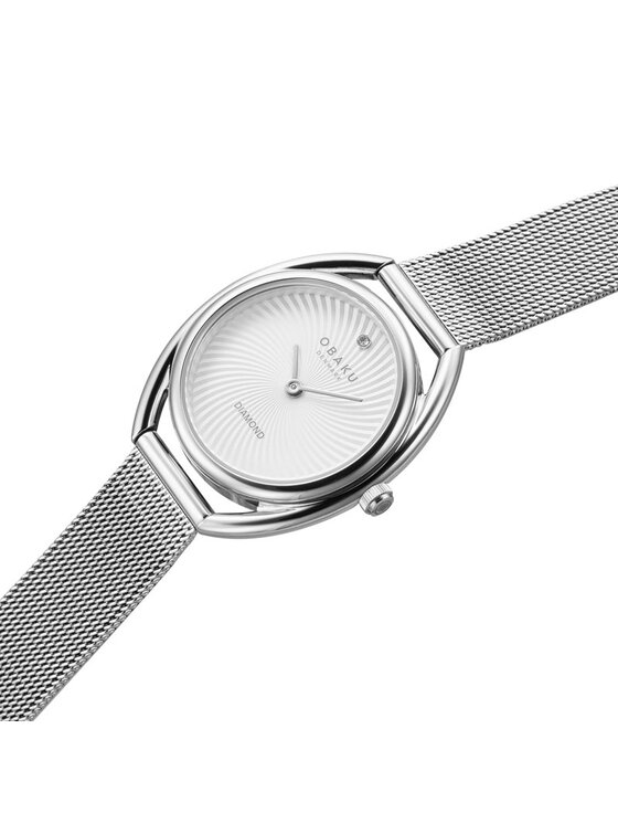 Obaku Obaku Zegarek V286LXCIMC Srebrny