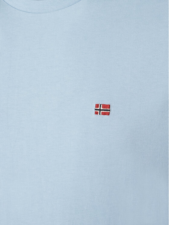 Napapijri Napapijri T-shirt Salis NP0A4H8D Blu Regular Fit