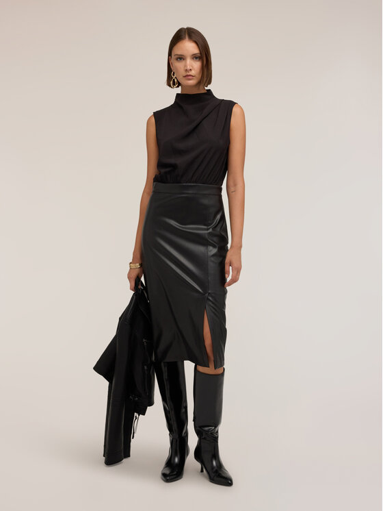Motivi Motivi Vestito da giorno 7044Q003679N033 Nero Slim Fit
