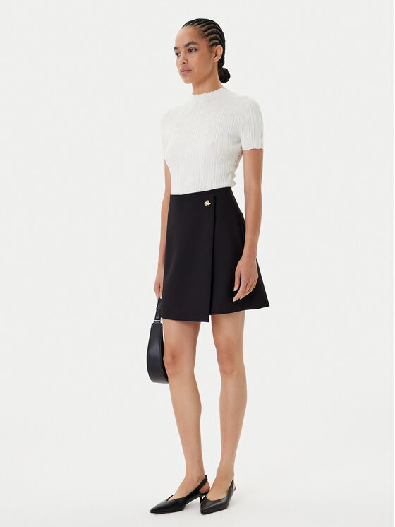 HUGO HUGO Fustă mini Raluni 50547624 Negru Regular Fit