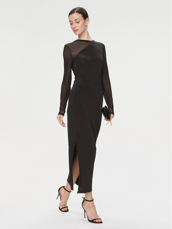 Bruuns Bazaar Bruuns Bazaar Koktel haljina Mandevilla BBW3665 Crna Regular Fit