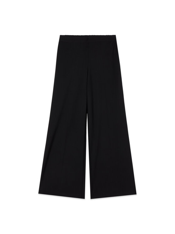 Oltre Oltre Pantaloni di tessuto P274J202614N033 Nero Baggy Fit
