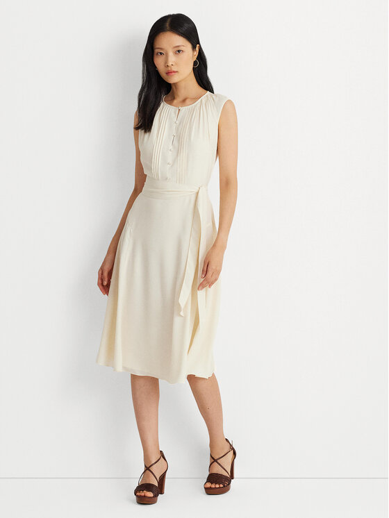 LAUREN RALPH LAUREN Lauren Ralph Lauren Každodenné šaty 250926638001 Écru Regular Fit