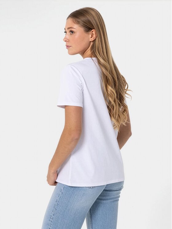 BASICLO BASICLO T-Shirt BSL-004-01 Biały Regular Fit