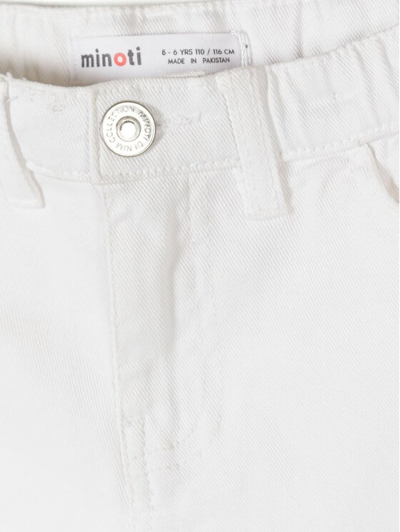 minoti minoti Szorty 30SHORT167 Biały Regular Fit