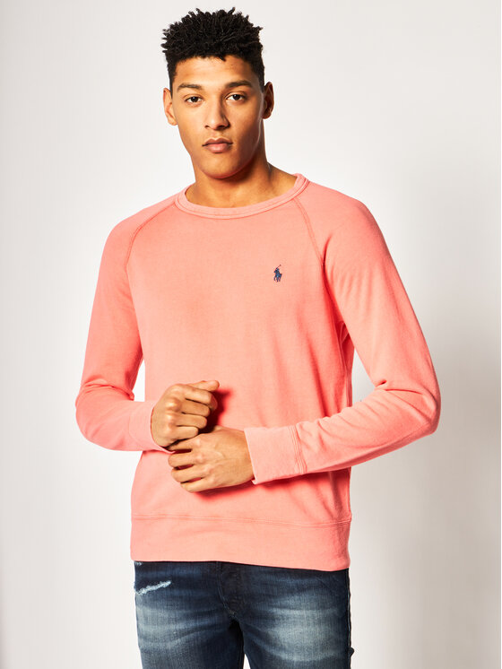Polo Ralph Lauren Felpa 710644952026 Arancione Regular Fit Modivo