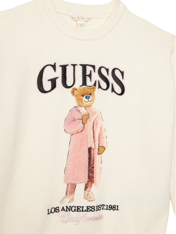 Guess Guess Пуловер J6BR05 Z1339 Кремав Regular Fit