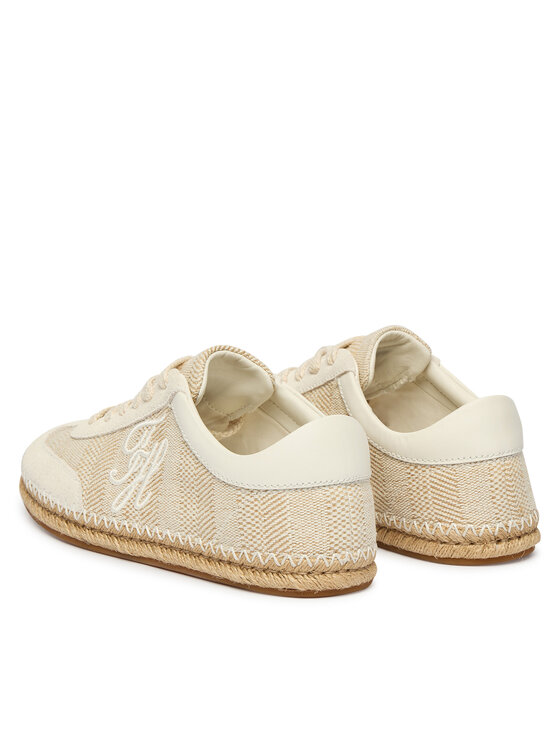 Tommy Hilfiger Tommy Hilfiger Espadrilles Th Heritage Rope Sneaker FW0FW09108 Écru
