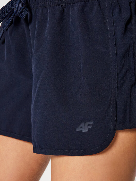4F 4F Szorty sportowe H4L21-SKDT001 Granatowy Regular Fit