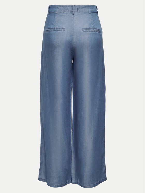 JDY JDY Medžiaginės kelnės Jasper 15283508 Mėlyna Wide Leg