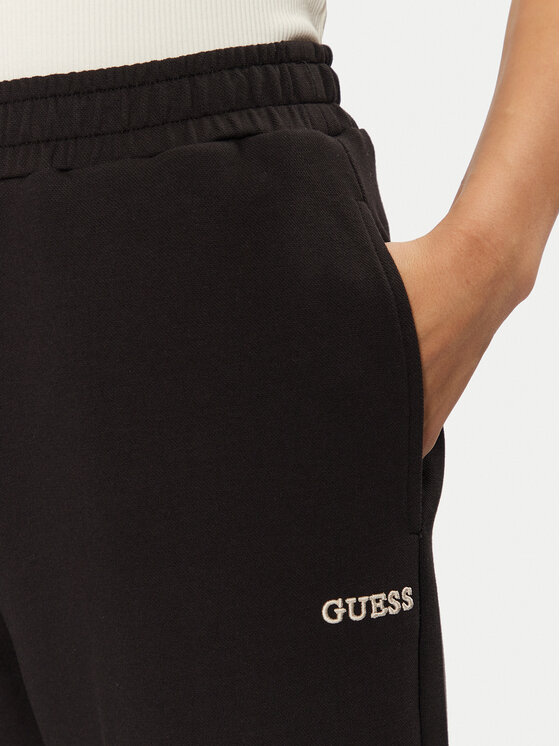 Guess Guess Spodnie dresowe V5RB02 KCLD1 Brązowy Regular Fit