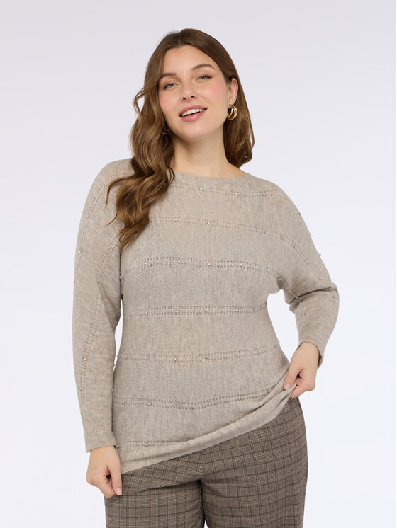 Fiorella Rubino Fiorella Rubino Maglione M810L008214N002 Grigio Regular Fit