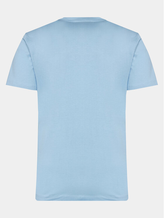 Richmond X Richmond X Tricou Rached UMP24031TS Albastru celest Regular Fit