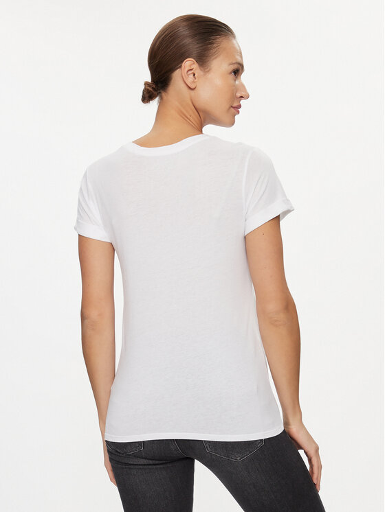 Guess Guess T-Shirt Delicious Rol W4RI22 K9SN1 Weiß Regular Fit