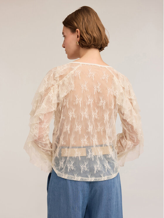 Motivi Motivi Blusa 2728Q001889N021 Bianco Regular Fit