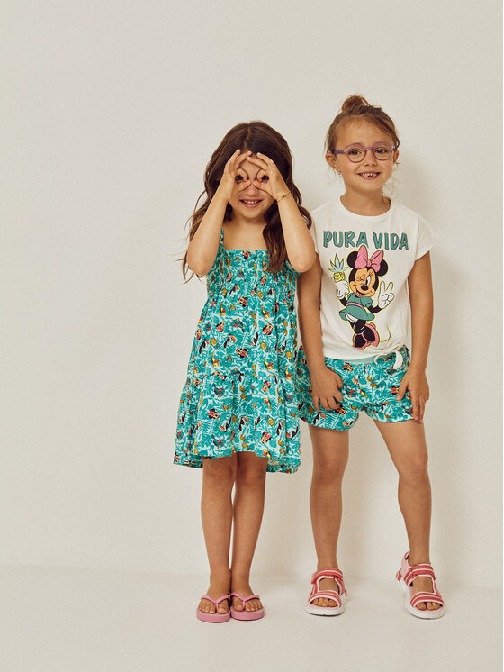 Zippy Zippy Set majica i hlače Myszka Minnie ZKGAP0602 23004 Bijela Regular Fit