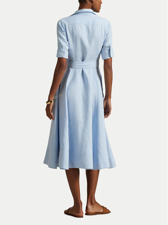 Polo Ralph Lauren Polo Ralph Lauren Hemdkleid 211969139001 Himmelblau Regular Fit
