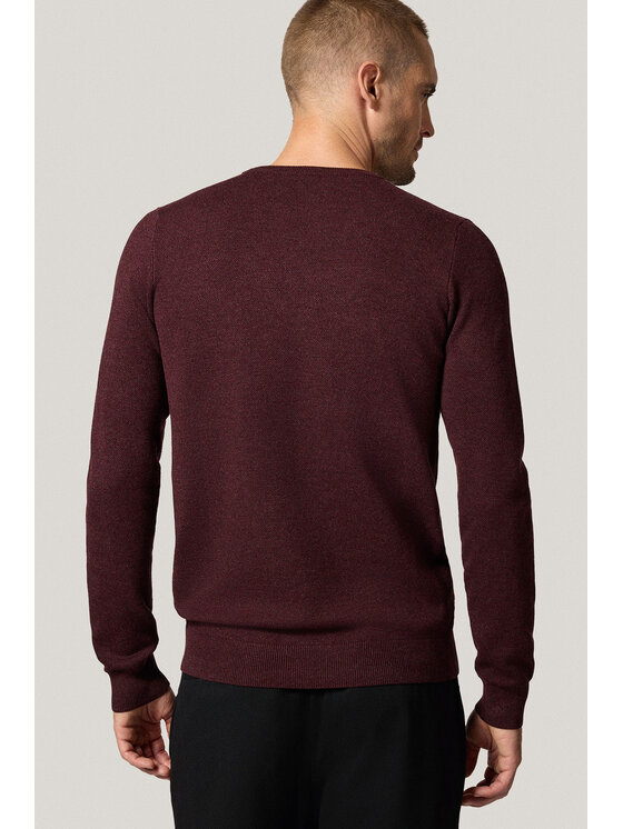 Próchnik Próchnik Sweter PM16 SW073225000066 Bordowy Regular Fit