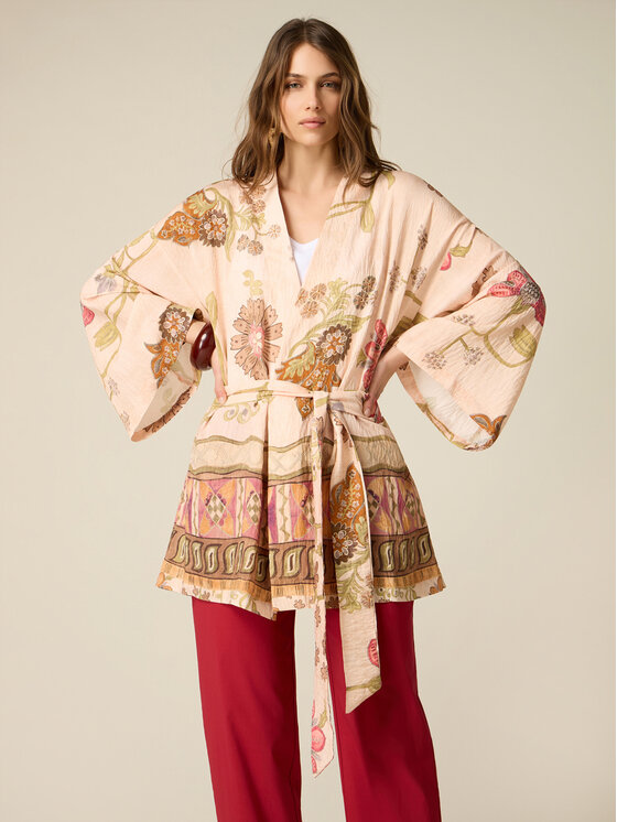 Oltre Oltre Kimono R000E000124N0R2 Crema Baggy Fit