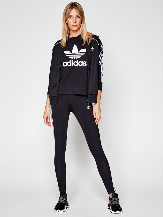 adidas TriÄko adicolor Classics Trefoil GN2896 Äierna Standard Fit â¢ Modivo.sk