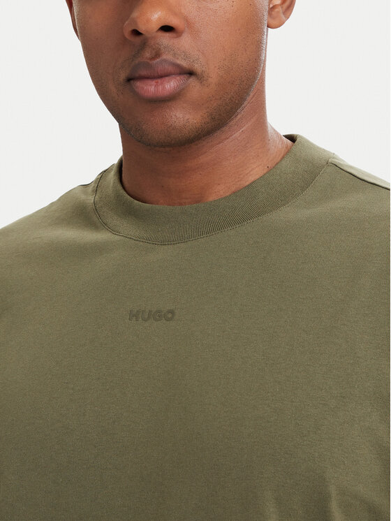 HUGO HUGO Футболка Dapolino 50488330 Хакі Relaxed Fit
