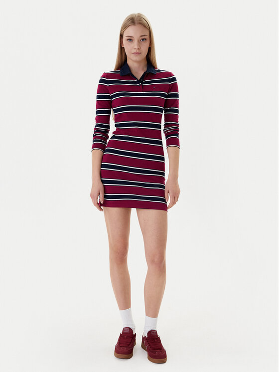 Tommy Jeans Tommy Jeans Každodenní šaty DW0DW21901 Červená Regular Fit