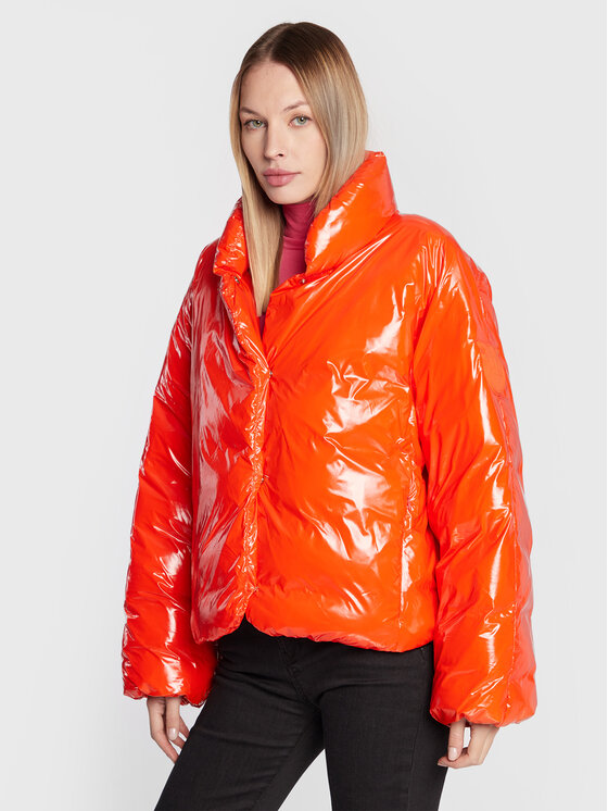 PINKO PINKO Geacă de iarnă Ianna 1G17XH A00N Portocaliu Regular Fit