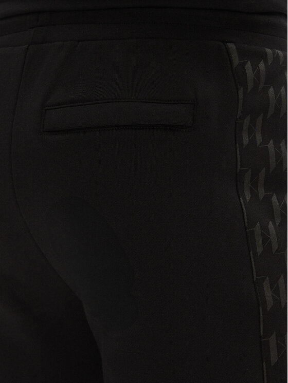 KARL LAGERFELD KARL LAGERFELD Sportovní kraťasy 705071 552951 Černá Regular Fit