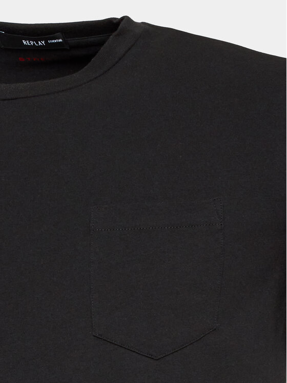 REPLAY Replay Longsleeve M6653.000.23352P Czarny Regular Fit