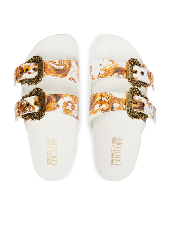 Versace Jeans Couture Versace Jeans Couture Šľapky 80VA3SM1 ZS366 Zlatá
