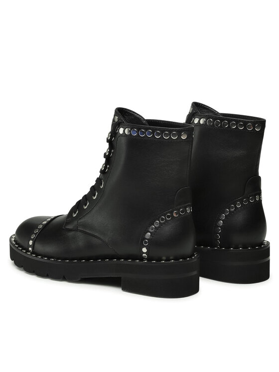 Stuart Weitzman Stuart Weitzman Členková obuv Mila Lift Studs Boti S5765 Čierna