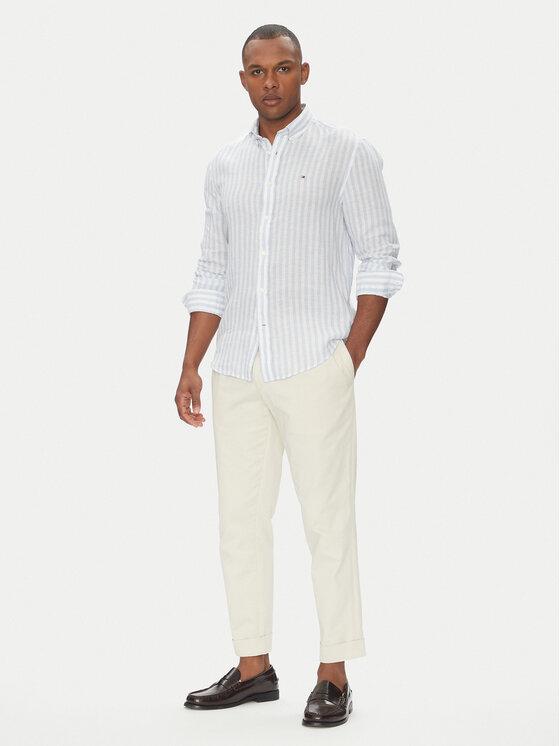 Tommy Hilfiger Tommy Hilfiger Cămașă Essential MW0MW38581 Albastru Regular Fit