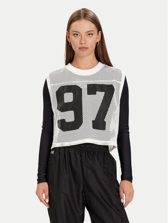 Puma Puma Top PUMA X ROSÉ 633804 77 Alb Relaxed Fit